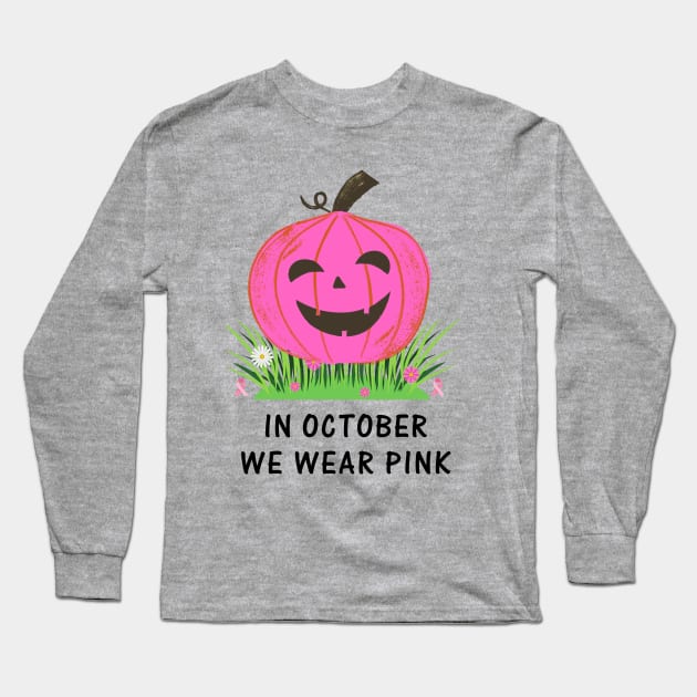 Pink October Long Sleeve T-Shirt by whantz1165